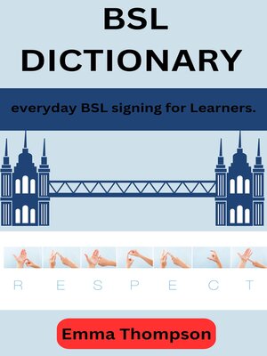 cover image of BSL DICTIONARY